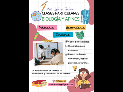 Empleos  Clases particulares de Biologa y afines