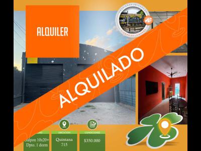 Oficinas y Locales Alquiler Santiago Del Estero Galpon 10x20   Dpto en LB