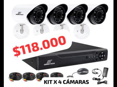 Varios Electronica KIT CAMARAS VIGILANCIA HD