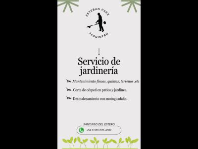 Servicios  Jardinera