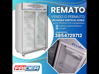 Varios  Vendo o permuto Heladera Exhibidora Vertical Doble