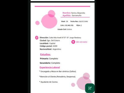 Empleos  currculum vitae