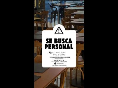 Empleos  Se Busca Lomitero Pizzero
